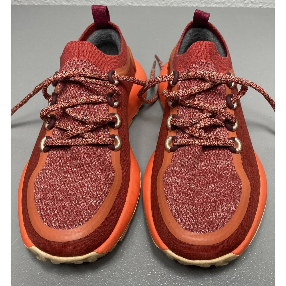 Allbirds Women's Trail Runners SWT Running Shoes Size 7 Red Orange Sneakers